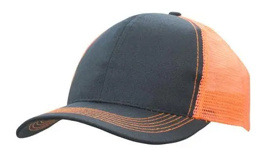 Headwear Mesh Back Breathable P/twill 3819 Caps X12 - 3819 Headwear Professionals